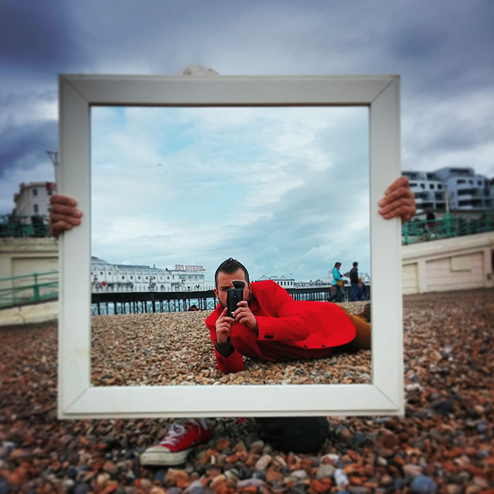 Instagram photo project set in different locations around Brighton created by FayJay.