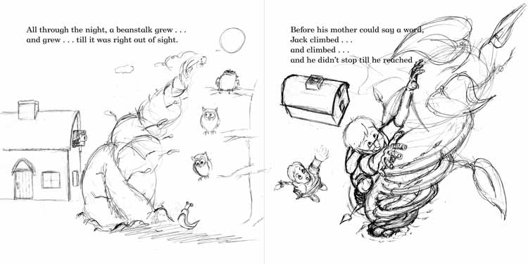 Jack and the Beanstalk spread 03