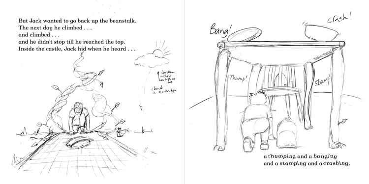 Jack and the Beanstalk spread 07