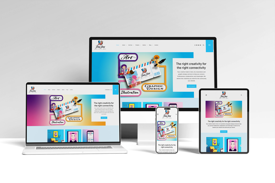 Brand identity expressed through responsive design