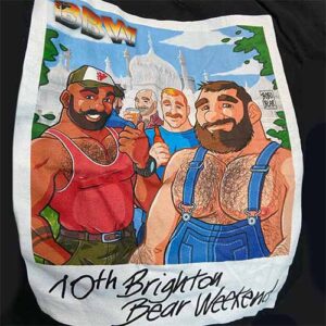 Brighton Bear Weekend T-shirt by Bubo